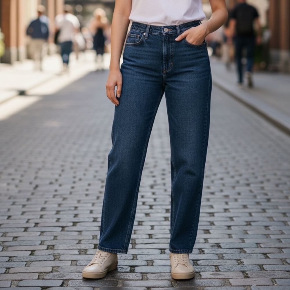 **NWT**Calvin Klein Indigo Straight-Leg Jeans
